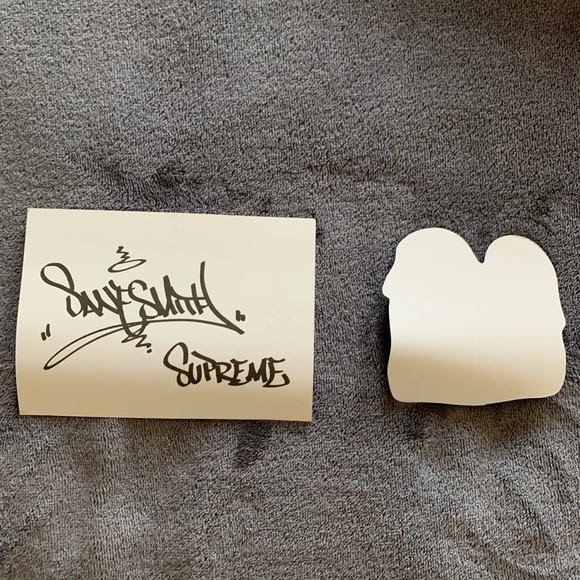 2 Supreme Stickers (Sane Smith) - Picture 2 of 4